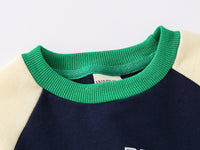Load image into Gallery viewer, Baby Kid Boys Striped Letters Color-blocking Hoodies Swearshirts Wholesale 220302185
