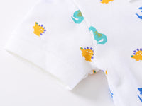 Load image into Gallery viewer, Baby Kid Boys Dinosaur Cartoon Print T-Shirts Polo Shirts Wholesale 220302198
