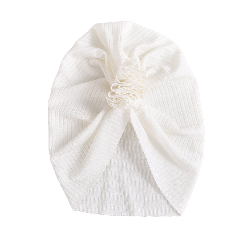 Girls Boys Solid Color Muslin&Ribbed Accessories Hats Wholesale 220302199