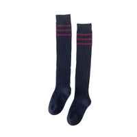 Load image into Gallery viewer, Girls Striped Muslin&amp;Ribbed Accessories Socks Wholesale 22030220
