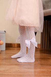 Load image into Gallery viewer, Baby Girls Solid Color Bow Pants Leggings Wholesale 220302211
