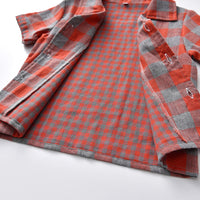 Load image into Gallery viewer, 2 Pieces Set Baby Kid Unisex Checked Shirts And Shorts Sleepwears Wholesale 220302220
