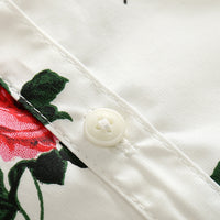 Load image into Gallery viewer, 2 Pieces Set Baby Kid Boys Flower Shirts And Solid Color Shorts Wholesale 220302224
