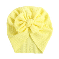 Load image into Gallery viewer, Baby Girls Solid Color Bow Hats Wholesale 220302227
