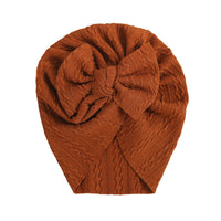 Load image into Gallery viewer, Baby Girls Solid Color Bow Hats Wholesale 220302227
