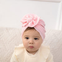 Load image into Gallery viewer, Baby Girls Solid Color Bow Hats Wholesale 220302227
