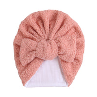 Load image into Gallery viewer, Baby Girls Solid Color Bow Hats Wholesale 220302228
