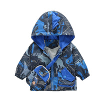 Load image into Gallery viewer, Baby Kid Boys Letters Print Jackets Outwears Wholesale 220302234
