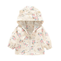 Load image into Gallery viewer, Baby Kid Girls Letters Cartoon Print Jackets Outwears Wholesale 220302235
