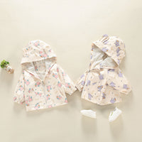 Load image into Gallery viewer, Baby Kid Girls Letters Cartoon Print Jackets Outwears Wholesale 220302235
