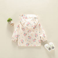 Load image into Gallery viewer, Baby Kid Girls Letters Cartoon Print Jackets Outwears Wholesale 220302235
