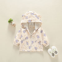 Load image into Gallery viewer, Baby Kid Girls Letters Cartoon Print Jackets Outwears Wholesale 220302235
