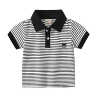 Load image into Gallery viewer, Baby Kid Boys Striped Polo Shirts Wholesale 220302241
