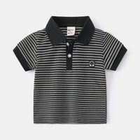 Load image into Gallery viewer, Baby Kid Boys Striped Polo Shirts Wholesale 220302241
