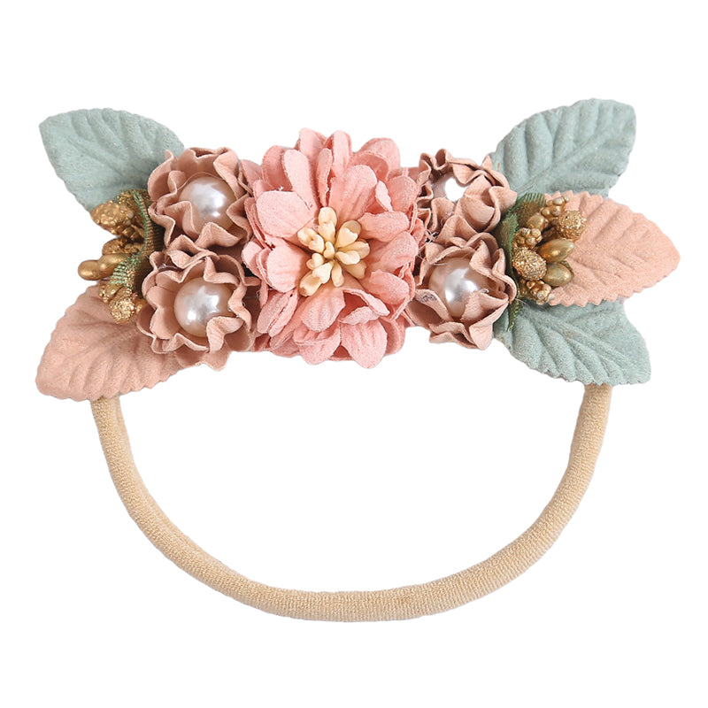 Girls Color-blocking Flower Accessories Headwear Wholesale 220302245