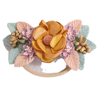 Load image into Gallery viewer, Girls Color-blocking Flower Accessories Headwear Wholesale 220302245
