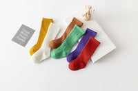 Load image into Gallery viewer, Girls Boys Solid Color Accessories Socks Wholesale 220302246
