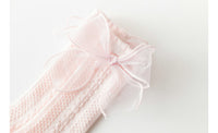 Load image into Gallery viewer, Girls Solid Color Bow Accessories Socks Wholesale 220302248
