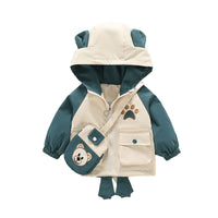 Load image into Gallery viewer, Baby Kid Boys Color-blocking Cartoon Print Jackets Outwears Wholesale 220302251
