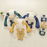 Load image into Gallery viewer, Baby Kid Boys Color-blocking Cartoon Print Jackets Outwears Wholesale 220302251
