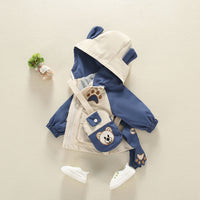 Load image into Gallery viewer, Baby Kid Boys Color-blocking Cartoon Print Jackets Outwears Wholesale 220302251
