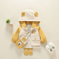 Load image into Gallery viewer, Baby Kid Boys Color-blocking Cartoon Print Jackets Outwears Wholesale 220302251
