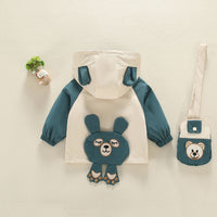 Load image into Gallery viewer, Baby Kid Boys Color-blocking Cartoon Print Jackets Outwears Wholesale 220302251
