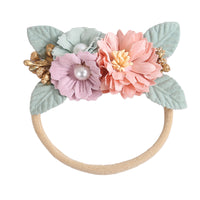 Load image into Gallery viewer, Girls Color-blocking Flower Accessories Headwear Wholesale 220302255
