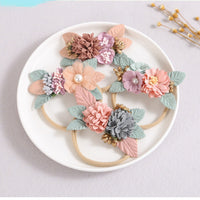 Load image into Gallery viewer, Girls Color-blocking Flower Accessories Headwear Wholesale 220302255
