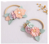 Load image into Gallery viewer, Girls Color-blocking Flower Accessories Headwear Wholesale 220302255
