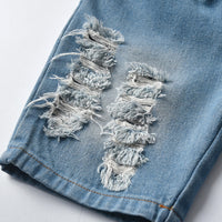 Load image into Gallery viewer, 2 Pieces Set Baby Kid Girls Boys Flower Print Shirts And Ripped Shorts And Dresses Wholesale 220302261
