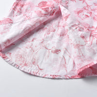 Load image into Gallery viewer, 2 Pieces Set Baby Kid Girls Boys Flower Print Shirts And Ripped Shorts And Dresses Wholesale 220302261
