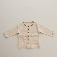 Load image into Gallery viewer, 2 Pieces Set Baby Kid Unisex Polka dots Tops And Pants Sleepwears Wholesale 220302279
