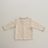 Load image into Gallery viewer, 2 Pieces Set Baby Kid Unisex Polka dots Tops And Pants Sleepwears Wholesale 220302279
