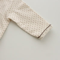 Load image into Gallery viewer, 2 Pieces Set Baby Kid Unisex Polka dots Tops And Pants Sleepwears Wholesale 220302279
