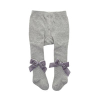 Load image into Gallery viewer, Girls Solid Color Bow Accessories Socks Wholesale 22030228
