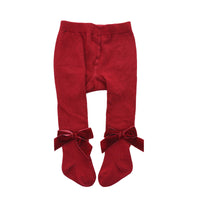 Load image into Gallery viewer, Girls Solid Color Bow Accessories Socks Wholesale 22030228
