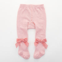 Load image into Gallery viewer, Girls Solid Color Bow Accessories Socks Wholesale 22030228
