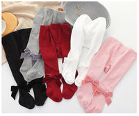 Load image into Gallery viewer, Girls Solid Color Bow Accessories Socks Wholesale 22030228
