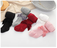 Load image into Gallery viewer, Girls Solid Color Bow Accessories Socks Wholesale 22030228
