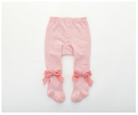 Load image into Gallery viewer, Girls Solid Color Bow Accessories Socks Wholesale 22030228
