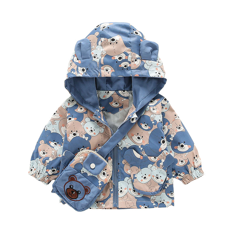 Baby Kid Boys Cartoon Print Jackets&Outwears Wholesale 220302286