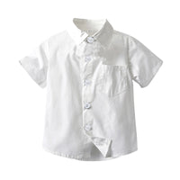 Load image into Gallery viewer, Baby Kid Boys Solid Color Shirts Wholesale 220302296
