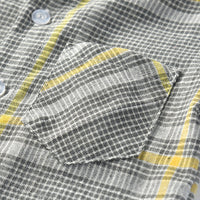 Load image into Gallery viewer, 2 Pieces Set Baby Kid Boys Checked Print Shirts And Solid Color Shorts Wholesale 220302298
