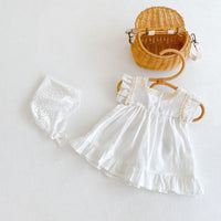Load image into Gallery viewer, Baby Kid Girls Flower Embroidered Dresses Wholesale 220302305
