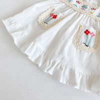 Load image into Gallery viewer, Baby Kid Girls Flower Embroidered Dresses Wholesale 220302305
