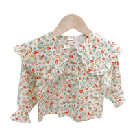 Load image into Gallery viewer, Baby Kid Girls Flower Print Blouses Wholesale 220302331
