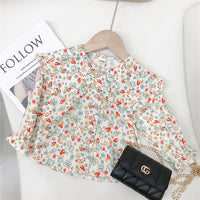 Load image into Gallery viewer, Baby Kid Girls Flower Print Blouses Wholesale 220302331
