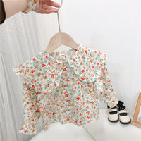 Load image into Gallery viewer, Baby Kid Girls Flower Print Blouses Wholesale 220302331
