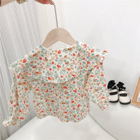 Load image into Gallery viewer, Baby Kid Girls Flower Print Blouses Wholesale 220302331
